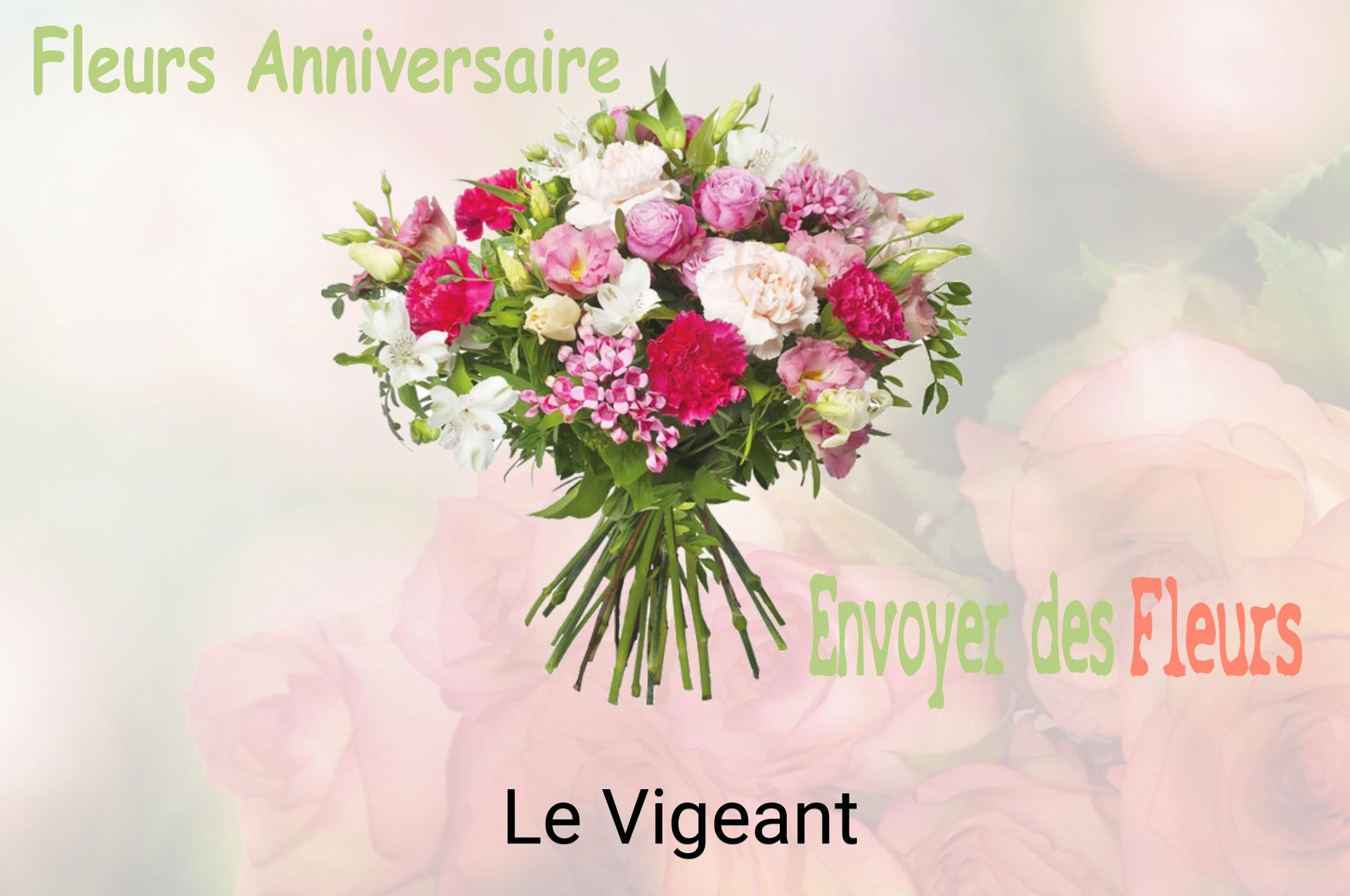 Bouquet de fleurs d’anniversaire livré à Le Vigeant